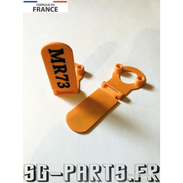 Drapeau t�moin de chambre vide 2 en 1 pour revolver **Manurhin MR73**