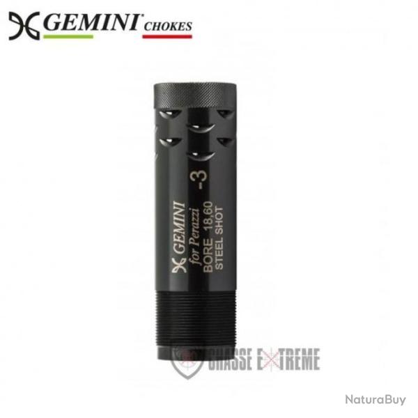 Choke GEMINI Ported+20 mm G�n IV Al�sage 18,60 Cal 12 - 3/10 SK2 Bille d'acier