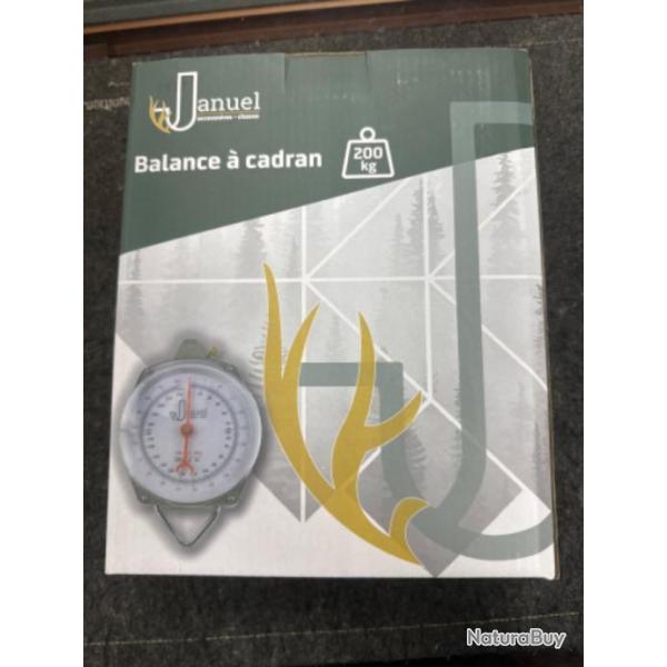 Balance � cadran januel