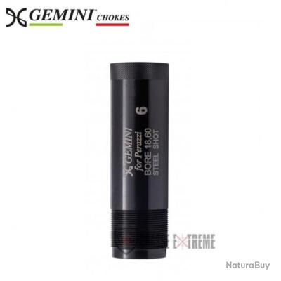 Choke GEMINI Extérieur +2 cm-Titanium Gén IV Alésage 18,60 Cal 12 - 2/ ...