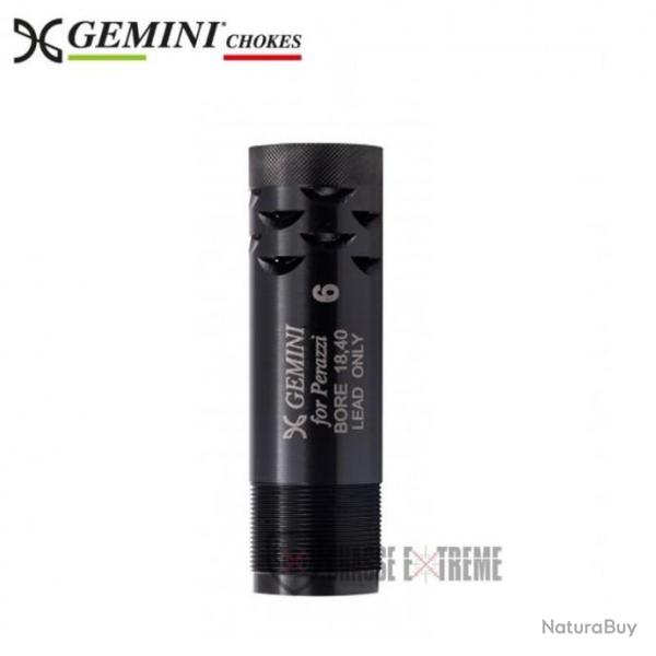 Choke GEMINI Ported+20 mm-Titanium G�n IV Cal 12 - 5/10 M Bille d'acier
