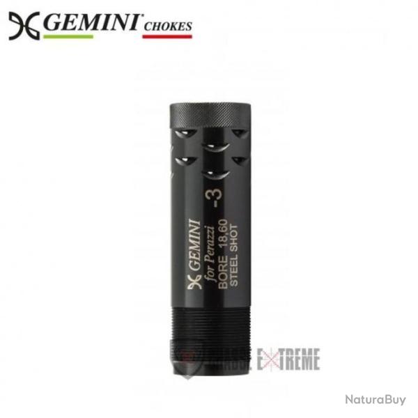 Choke GEMINI Ported+20 mm-Titanium G�n IV Al�sage 18,60 Cal 12 - 7/10 IM Bille d'acier
