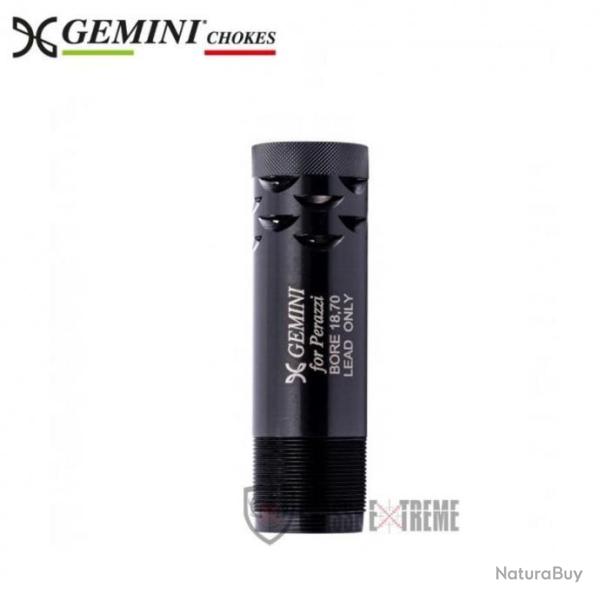 Choke GEMINI Ported+20 mm-Titanium G�n IV Al�sage 18,70 Cal 12 - 4/10 LM Bille d'acier