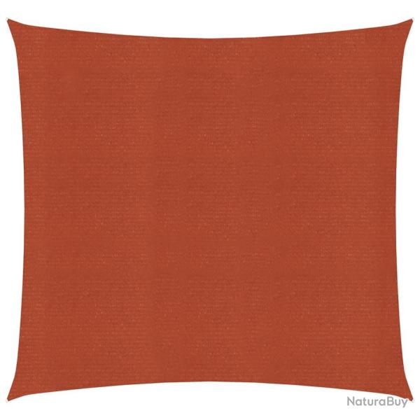 Voile d'ombrage 160 g/m terre cuite 4 x 4 m PEHD 02_0009351