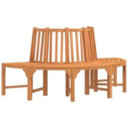 Banc de jardin meuble de patio d'ext&eacute;rieur terrasse demi-circulaire tour d'arbre &oslash;208cm bois massif