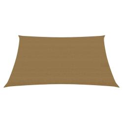 Voile d'ombrage 160 g/m&sup2; taupe 4,5 x 4,5 m PEHD 02_0009319