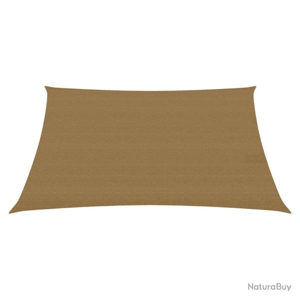 Voile d'ombrage 160 g/m� taupe 4,5 x 4,5 m PEHD 02_0009319