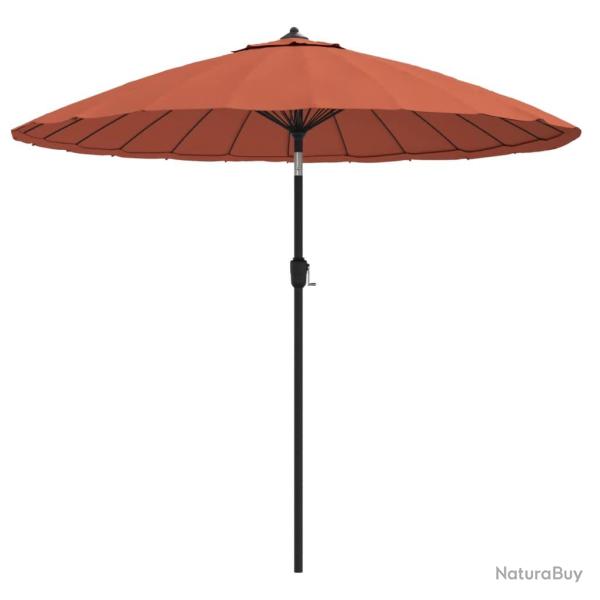 Parasol d'ext�rieur et m�t avec aluminium 270 cm terre cuite 02_0008284