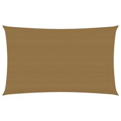 Voile d'ombrage 160 g/m&sup2; taupe 4 x 7 m PEHD 02_0009328