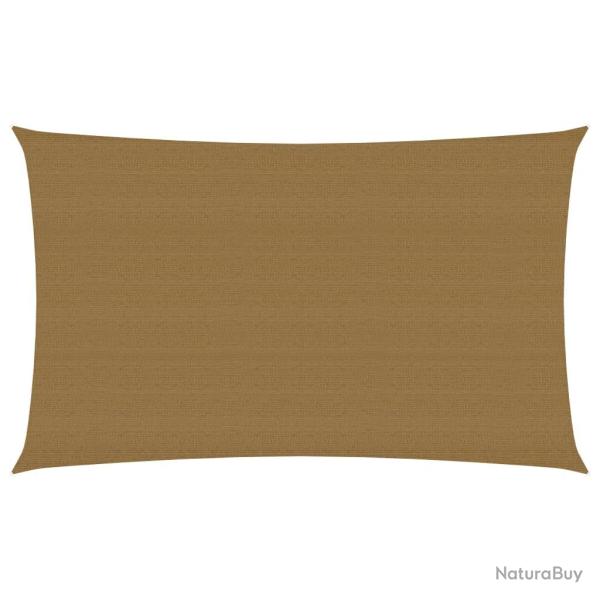 Voile d'ombrage 160 g/m� taupe 4 x 7 m PEHD 02_0009328