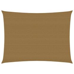 Voile d'ombrage 160 g/m&sup2; taupe 4 x 5 m PEHD 02_0009325