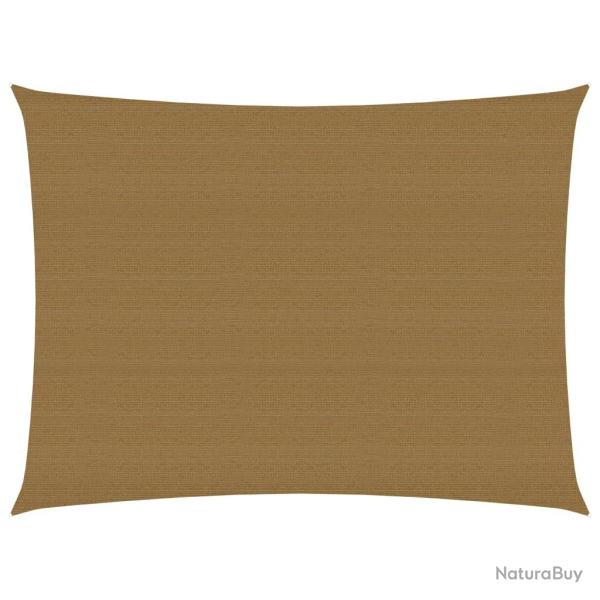 Voile d'ombrage 160 g/m� taupe 4 x 5 m PEHD 02_0009325