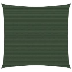 Voile d'ombrage 160 g/m&sup2; vert fonc&eacute; 2,5 x 2,5 m PEHD 02_0009405