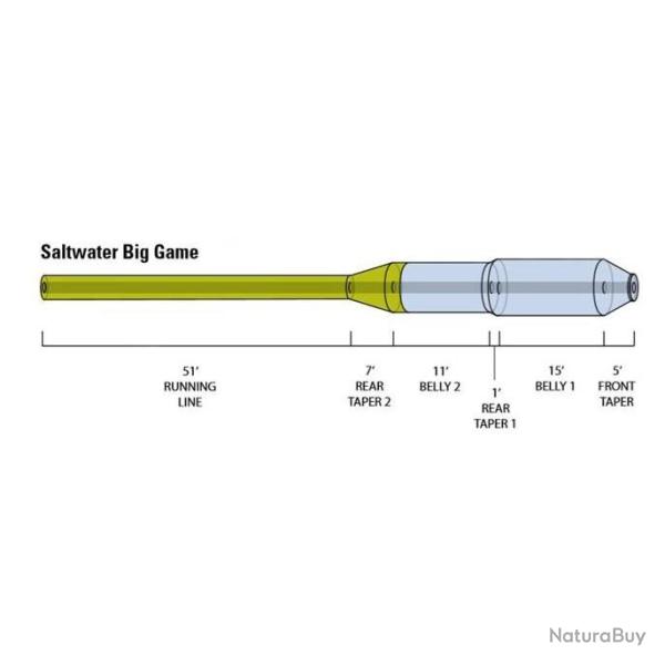 Soie Orvis Hydros Saltwater Big Game Wf WF11F