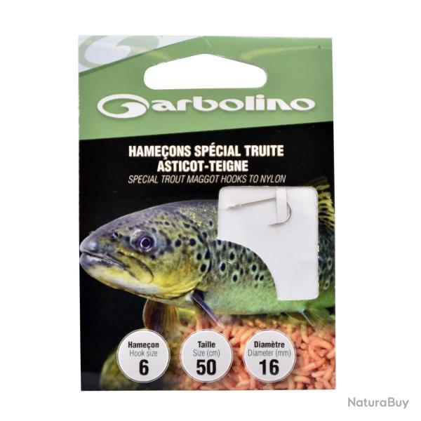 Hamecons Montes Garbolino Special Truite Asticots Teignes N�14 14/100