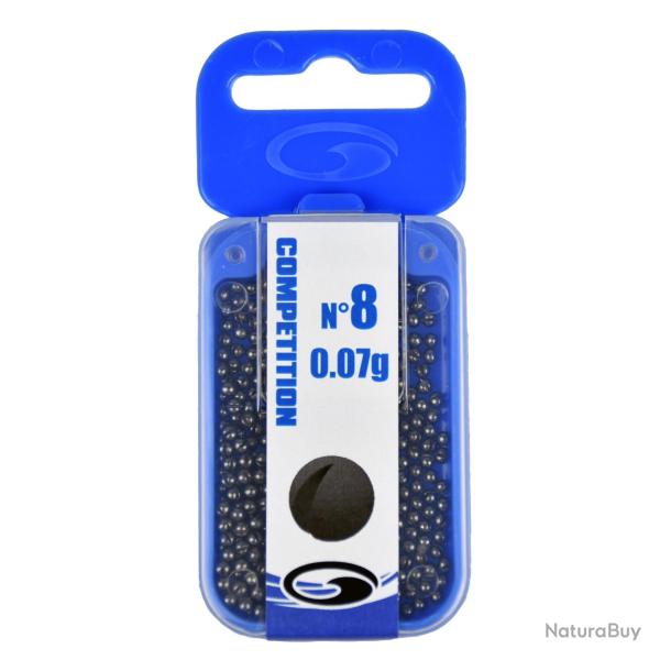 Plombs Garbolino Ronds Competition - Boite Individuelle 0,09G