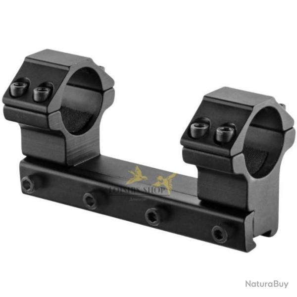 Monobloc paire de colliers en alliage d'aluminium a�ronautique haut rail 11mm et diam�tre 25,4mm