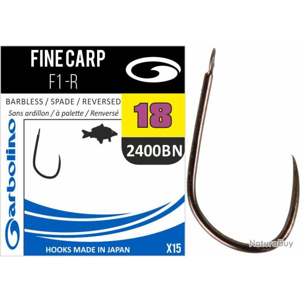 Hamecon Garbolino Non Montes / Fine Carp F1 -R / 2400Bn N�10