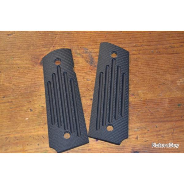 Plaquettes pour 1911 VZ Grips mod�le 320 Grooved Black