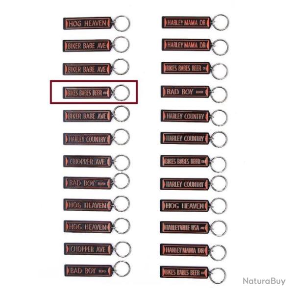 Porte-cl�s m�tal bikes babes beer | 101 inc (0000 8711)