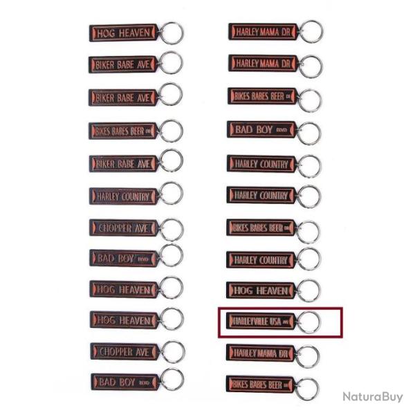 Porte-cl�s m�tal Harleyville USA | 101 inc (0000 8712)