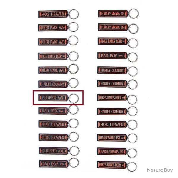 Porte-cl�s m�tal Chopper ave | 101 inc (0000 8713)