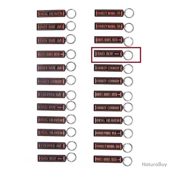 Porte-cl�s m�tal Bad boy blvd | 101 inc (0000 8714)