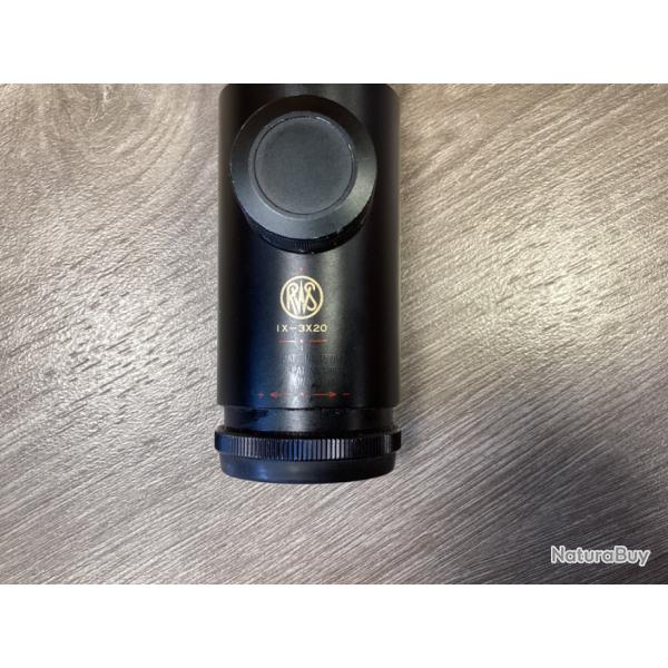 DESTOCKAGE !!! Lunette RWS IX 3X20 avec montage bar pivot EAW