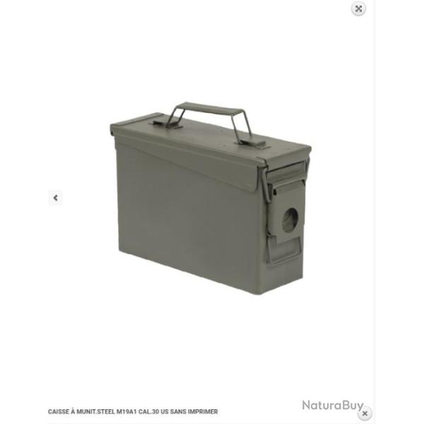 Caisse � Munitions US STEEL CAL 30 OLIVE