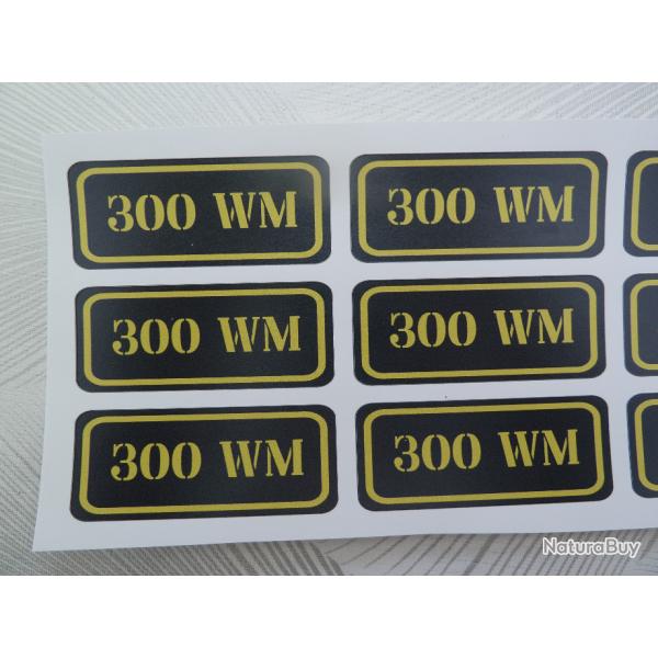 Stickers caisse  munition # 300 WM