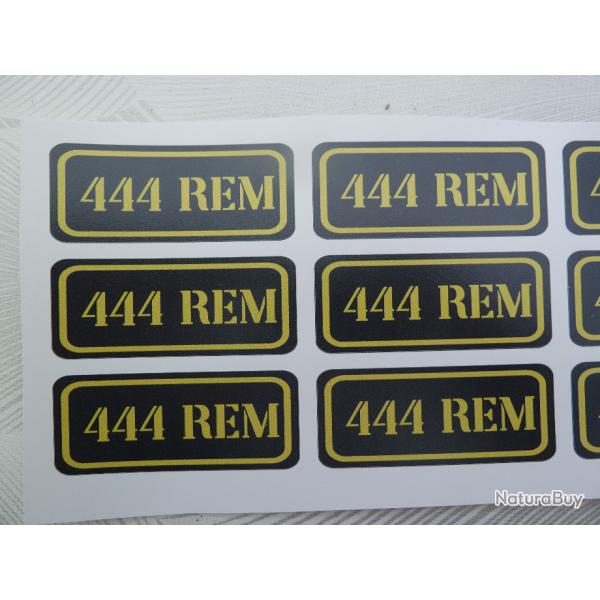 Stickers caisse  munition # 444 REM