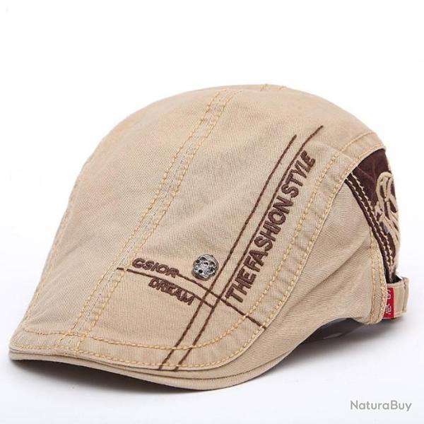 Superbe Casquette Couleur Beige Fonc� -
