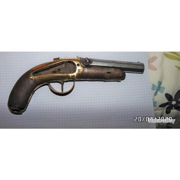Pistolet du 19me  percussion   (N109)