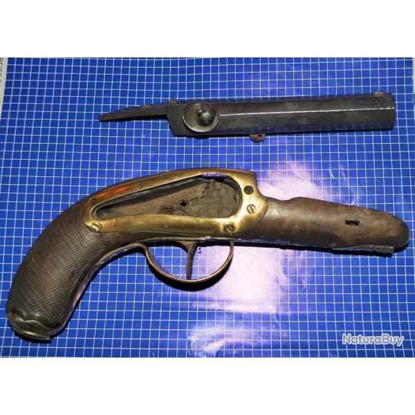 Pistolet du 19�me � percussion   (N�109)