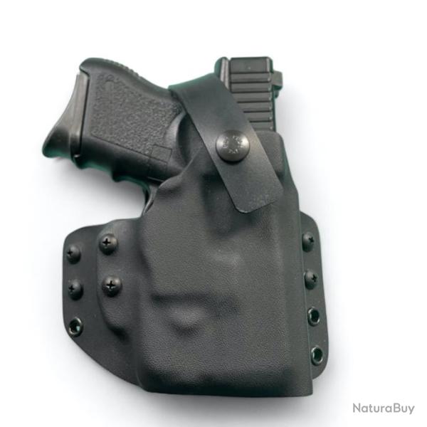 Offre sp�ciale Police Gendarmerie Holster Outside KYDEX Glock 26 TLR6 ceinture Droitier