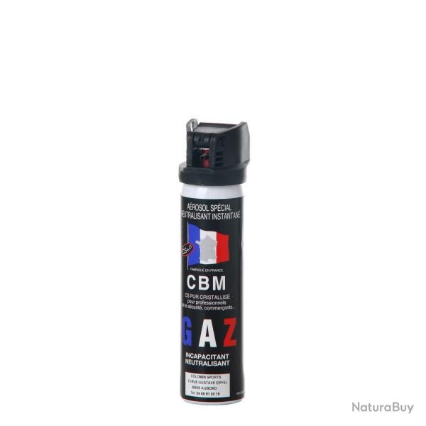 Bombe de d�fense lacrymog�ne CS 75 ml CBM