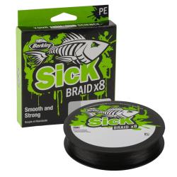 Tresse Berkley Sick Braid Black 150m 6kg Noir 150m 0,08mm