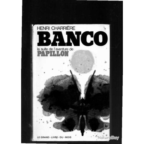 banco la suite de l'aventure de papillon d'henri charri�re cartonn�