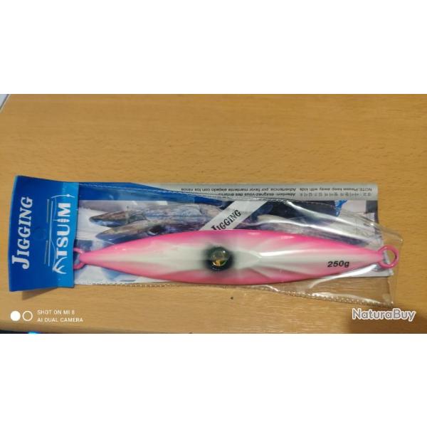 pour la pche  la turlutte, Leurre  appt,  250g longueur 17 cm Type JIGGING marque Atsuim