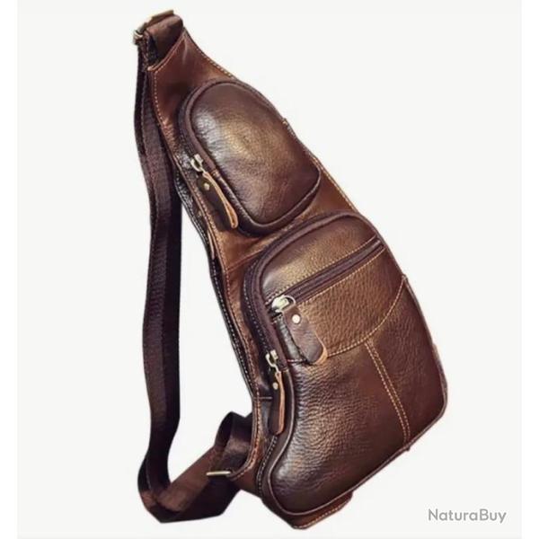 Sac en cuir de veau  style Holster