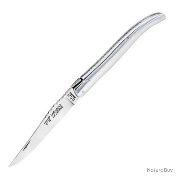 2832 Couteau pliant Laguiole de Le Fid�le alu brillant