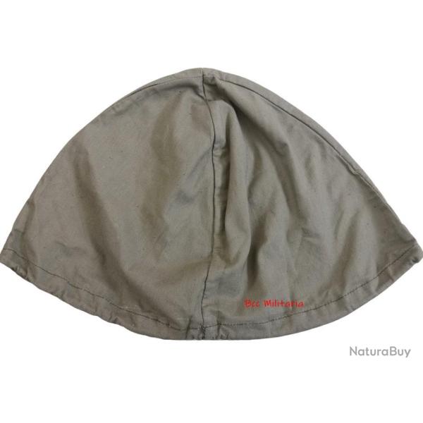 Couvre casque beige de fabrication Fran�aise adaptable sur casque Adrian M-26 et Casque F1