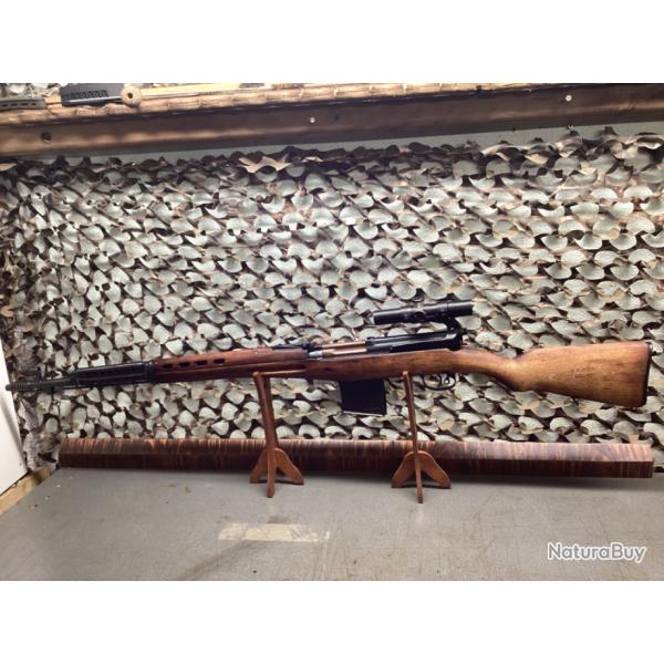 SVT 40  de 1941 cal. 7,62x54R mm Russe avec montage et lunette ann�e 80