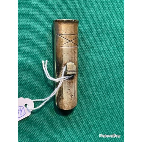 CHAPE DE FOURREAU CUIR EN  LAITON    19 �ME N� 14