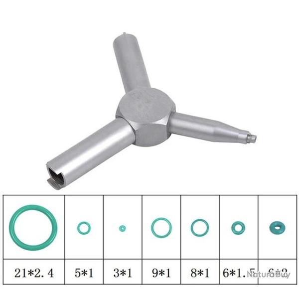 Kit d�montage valve pour r�paration et entretien chargeur Gaz et CO2