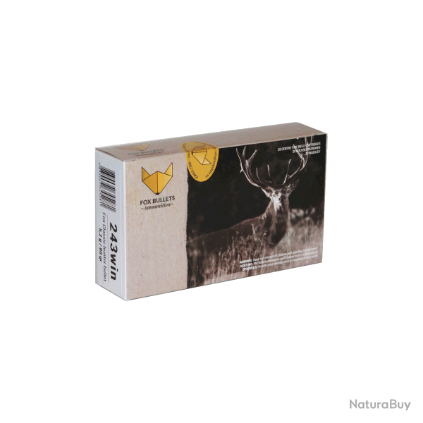 Cartouches Fox Bullets - Cal. 243 Win.
