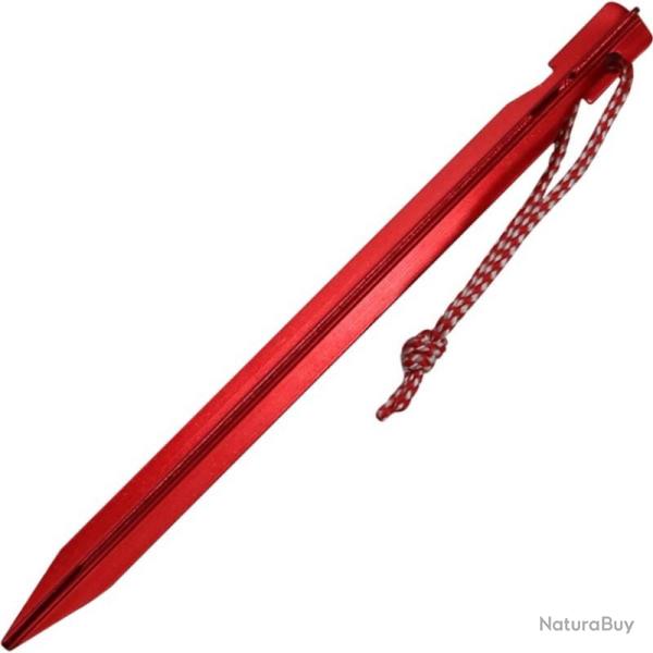 6 Piquets de tente CAO aluminium Dural 180mm 12mm