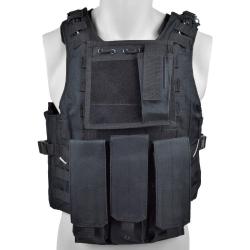 Gilet Combat w/ 3 poches (JS Tactical) OD