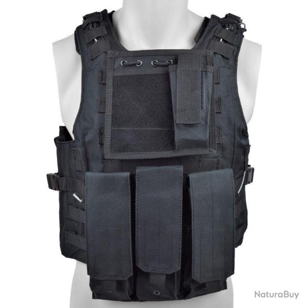 Gilet Combat w/ 3 poches (JS Tactical) OD