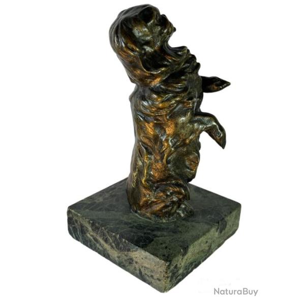 Griffon Belge Leli�vre sculpteur bronze